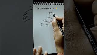 one line sketch video #trending #reels #drawing #easydrawing #art #painting #shortvideo #doodleart