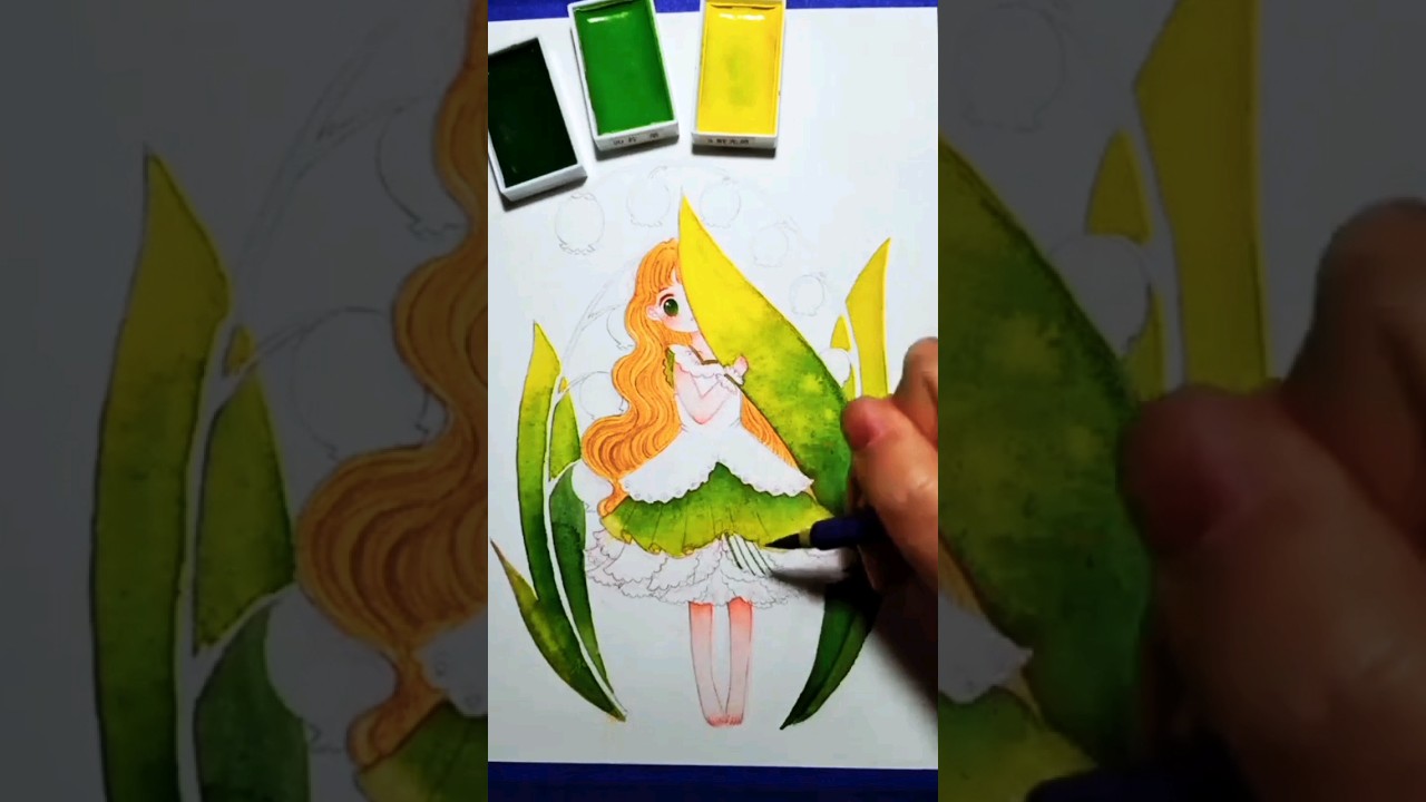 Satisfying colouring Video magical forest 