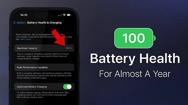 The ONLY Way To Maintain 100% iPhone Battery Health