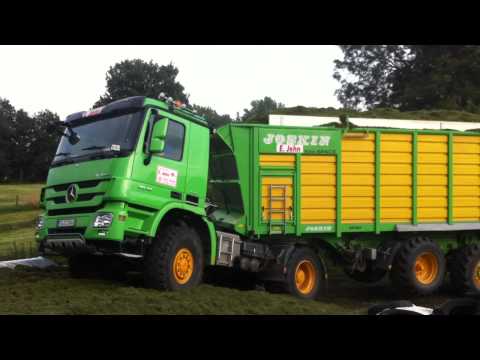 Lohnunternehmen E.Jehn 3.Schnitt mit Actros