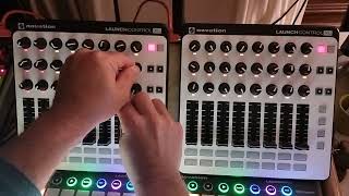 Improvisation #6 Melodic/progressive Techno - Launch control XL Mk2 + Launchpad Mk2 + Ableton Live