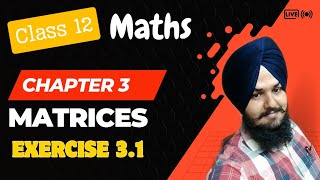Matrices Class 12 | Maths | Chapter 3 | Exercise 3.1| Oneshot | #uppalmathematics #maths