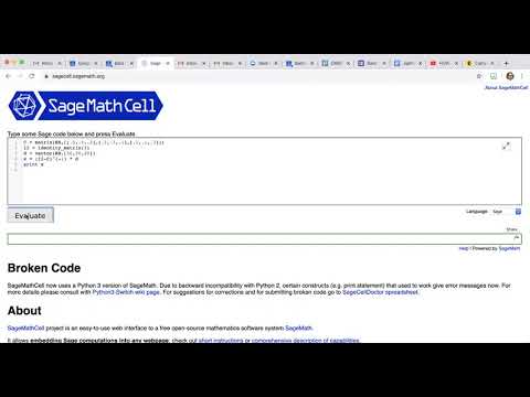 Linear Algebra: Solving for the production vector with SageMath