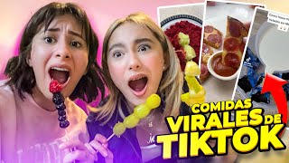 TRATAMOS DE HACER LAS RECETAS VIRALES DE TIKTOK😈 | Hermanas JM