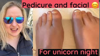Gotta get those toes and feet ready for unicorn night at Oasis! *spa vlog*
