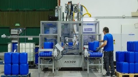 EL2-E LIQUID FILLING MACHINE FOR 10L JERRYCANS + CAPPING STATION