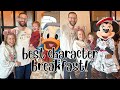 Magical character breakfast at topolinos in walt disney world