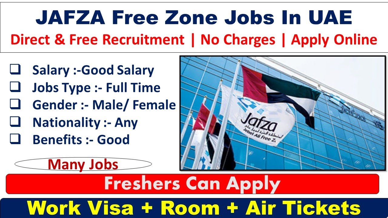 Jafza Group Hiring Staff In Dubai Abu Dhabi and SharjahUAE 2022 YouTube