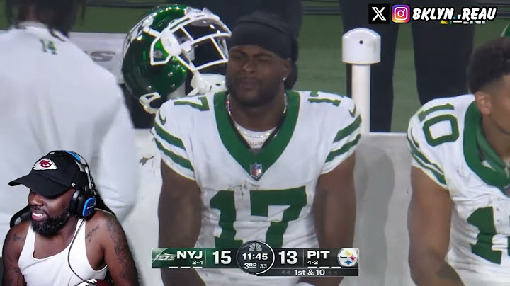 CHIEFS FAN REACTS TO!! New York Jets vs. Pittsburgh Steelers Game Highlights!