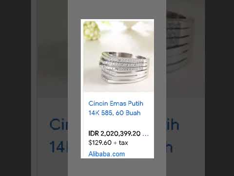 Inilah Harga Emas Putih Per 1 gram nya guys segini sekarang !!!👈👈👈👈
