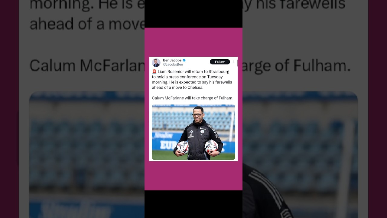 LIAM ROSENIOR TO CHELSEA SOON ⌛