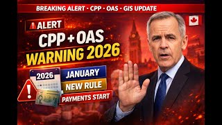 Celebrity 🚨 URGENT ALERT  CPP and OAS Alert in January 2026   New Payment Rule Start Profile