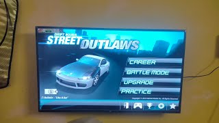 Play Drift Mania 2 Street OUTLAWS game in MI TV screenshot 1