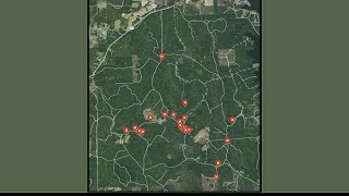 Sundown FD posts map of arson fires in Camp Baker area of Vernon Parish