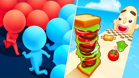 Sandwich Runner | Count Masters - All Level Gameplay Android,iOS - NEW GIGA APK UPDATE