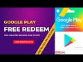 Free Google Play Redeem Code Today's Live #freeredeemcode #freemoney #freegooglegiftcard