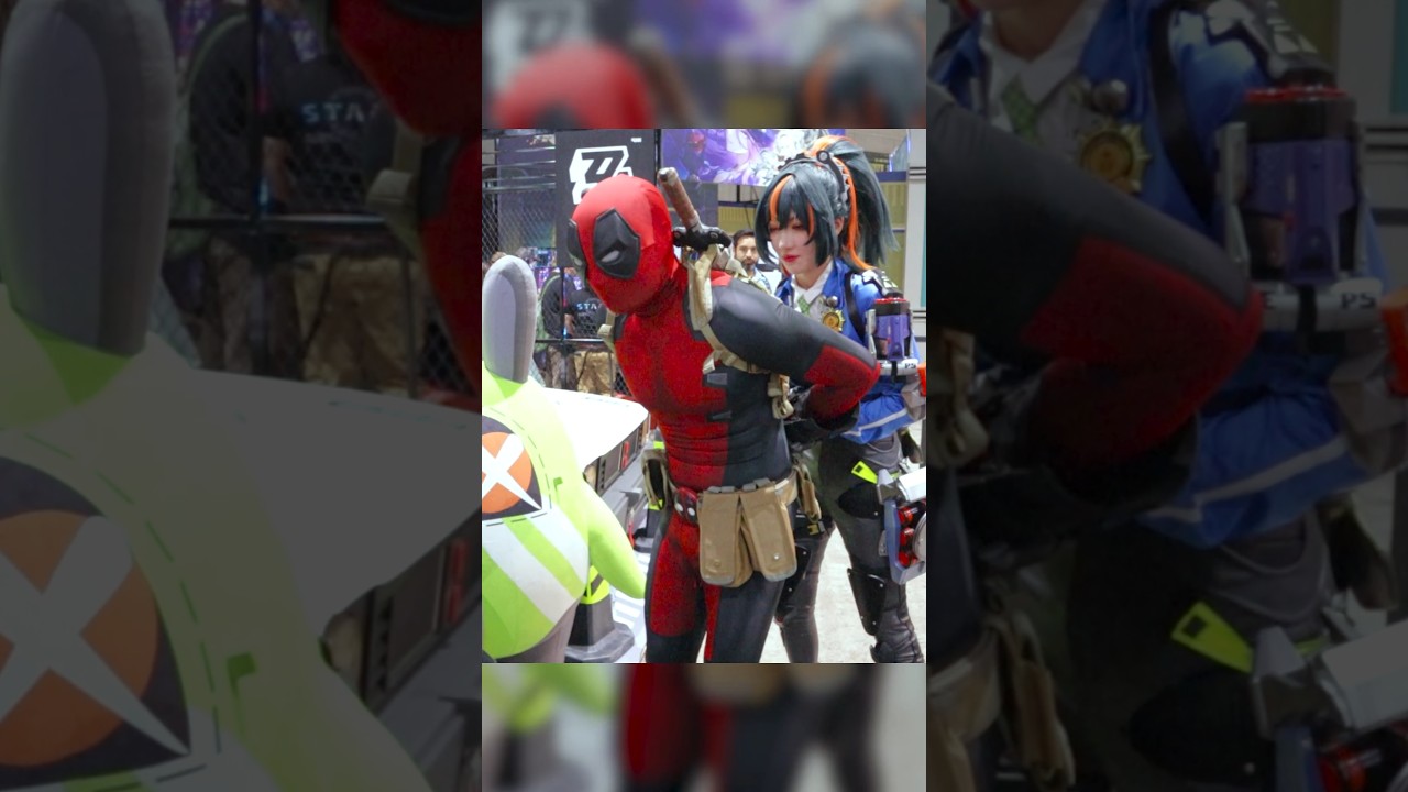 Deadpool meets Zhu Yuan 🚨 #deadpool #zenlesszonezero #cosplay