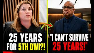 Judge Raquel West SLAMS Repeat Offender With 25 YEARS After 5th DWI — No Mercy!