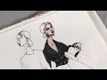 JACQUARD DAMASK Givenchy F&#39;15 RTW| Fashion Drawing