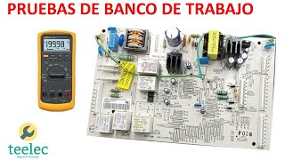 Tarjeta Electrónica Refrigerador GE Profile 200D6221G014 Comprobación Forzada En Banco De trabajo