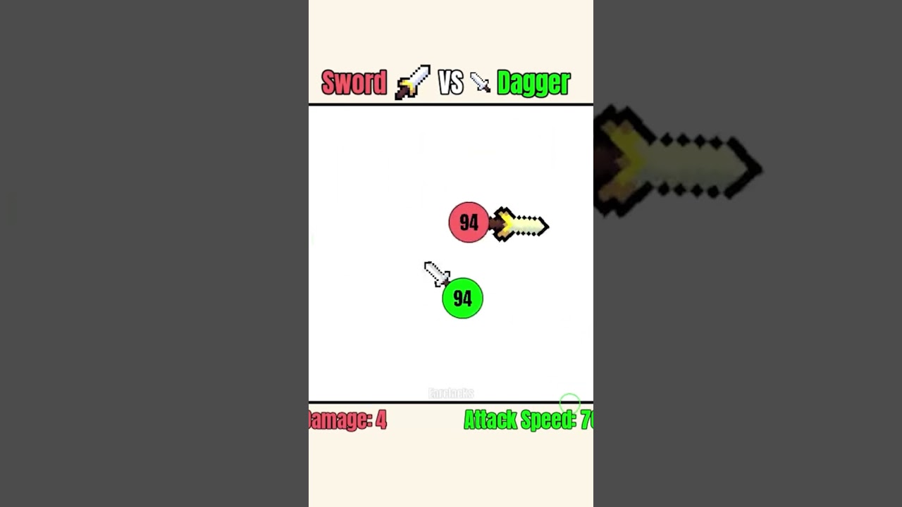 ⚔️ SWORD VS DAGGER!!!