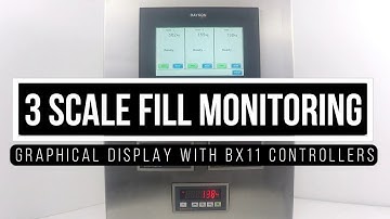 Multi-Scale Tank, Silo or Gas Bottle Weighing - Fill Monitoring and Control