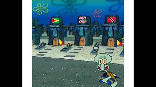 Squidward visits trinidad