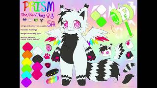 Prism | fursona reference speedpaint