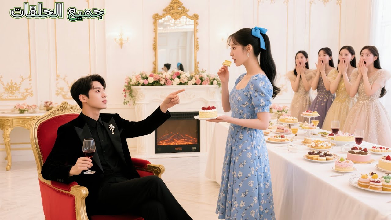 في الحفلة، رفض الرئيس التنفيذي الجميع، لكنه لاحظ فتاة تسرق كعكة صغيرة، فقال: ”سأتزوجها!“