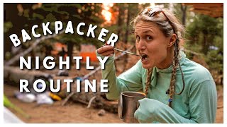 My Efficient Camp Routine | + helpful pro tips for your next backpacking trip