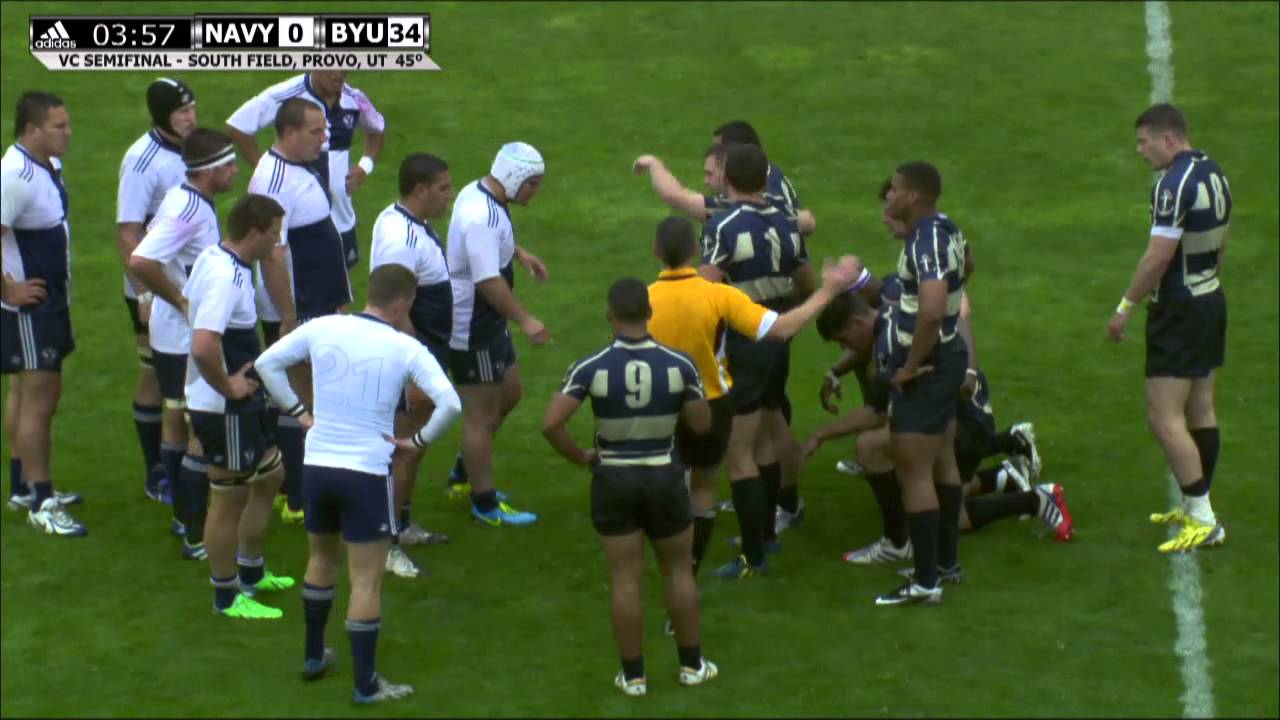 2014 Rugby Varsity Cup - Navy vs BYU - YouTube