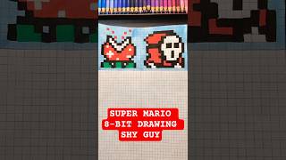 WHAT❓️🤯I drew Mario 8-bit items ON PAPER 😳🎮 #viral #mario #8bit #2026  #nintendo #retro #nostalgia