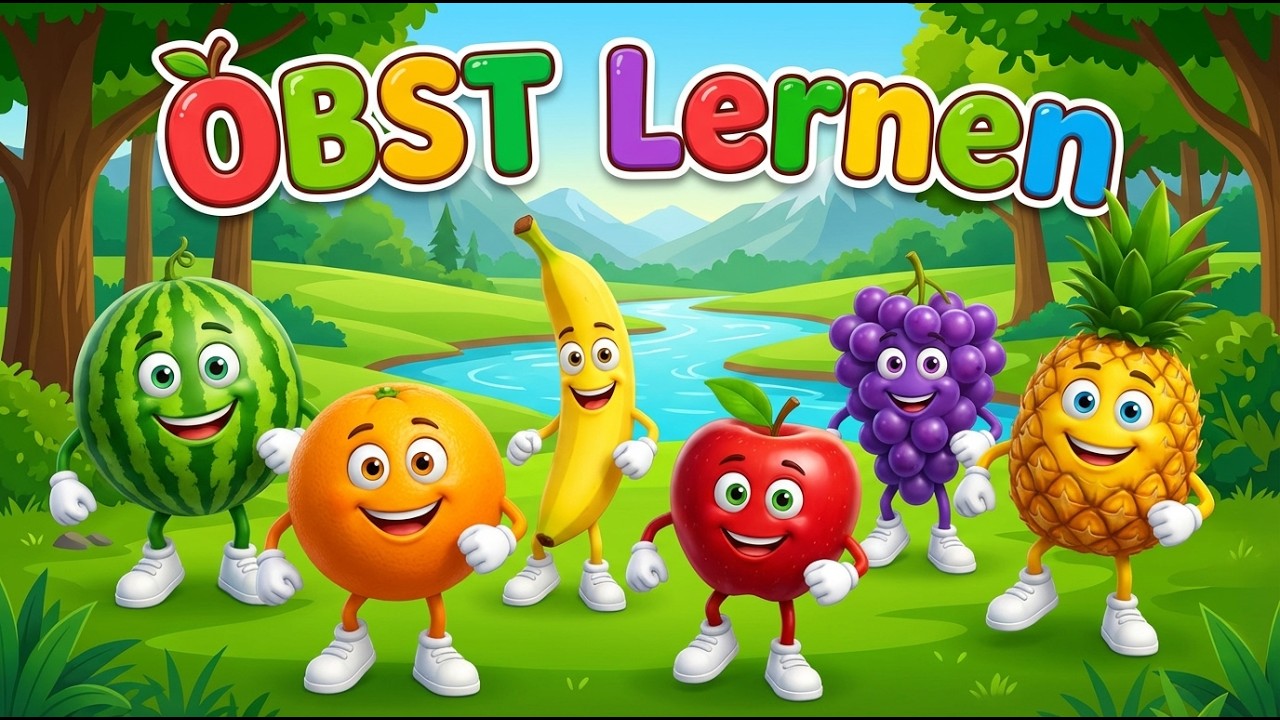 Früchte lernen deutsch 🍇 Die besten Kinderlieder zum Mitsingen 🎶