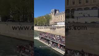 Beautiful Paris: A Boat Cruise on River Seine 🇫🇷#Paris #France #RiverSeine #TravelVlog #ParisCruise