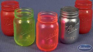 Powder Coating Glass for Home Projects - How To Hot Flock Glass Jars - Eastwood