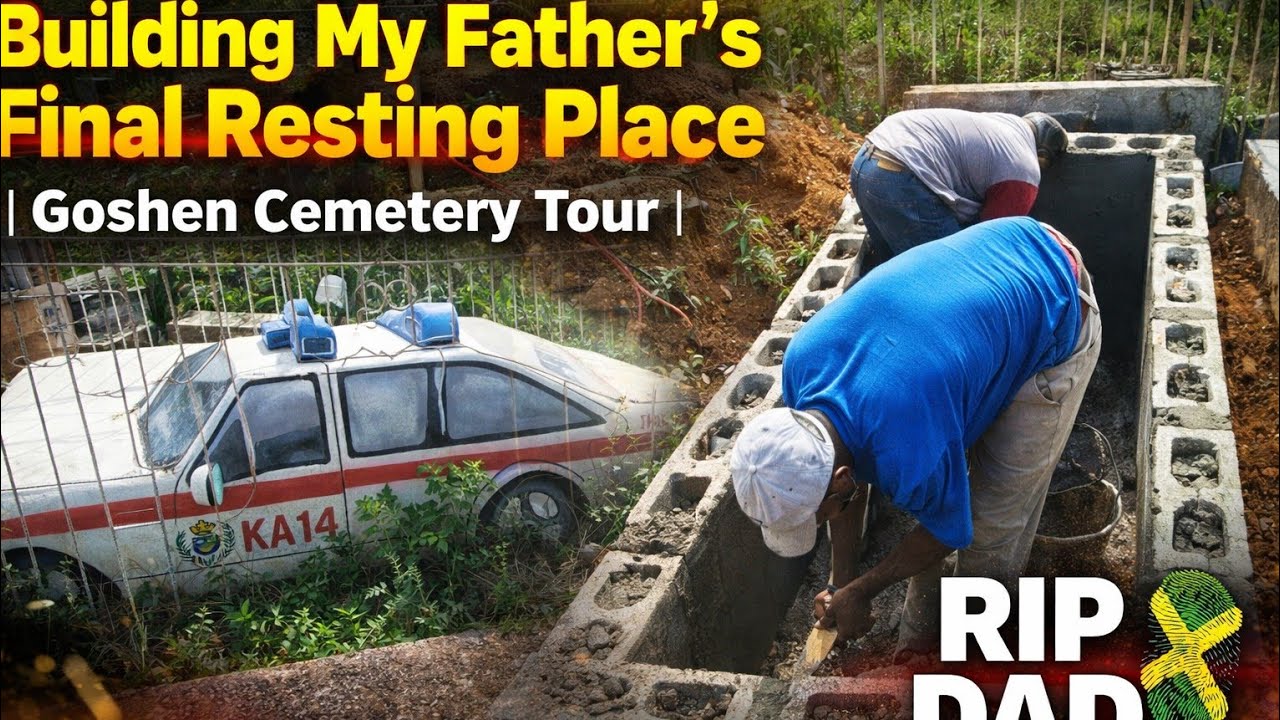 Строительство места последнего упокоения моего отца | Экскурсия по кладбищу Гошена...