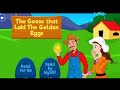 The goose that laid the golden eggs  bedtime stories for children in english  infants stories