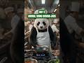 Panda Chef Goes Crazy in the Kitchen! 🐼😂🍳 | Animals Doing Human Jobs. #aianimation #aiart #aistory