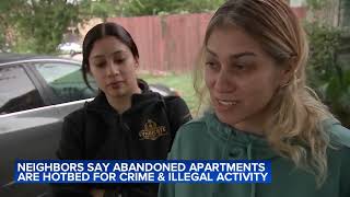 Neighbors say abandoned apartments in Greenspoint are hotbed for crime