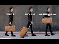 Duffle  garment bag  suitcase  without retail markup