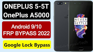 OnePlus 5 A5000 Android 9/10 FRP Bypass Without Pc 2024 | OnePlus A5000 Google Account Bypass