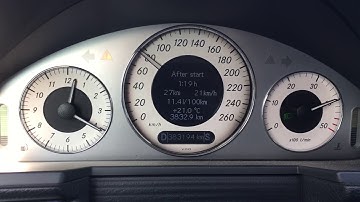 W211 Sedan OM648 344HP/800Nm acceleration