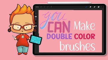 How to Make a Double Colour Brush in Procreate - You Can Make more than 1