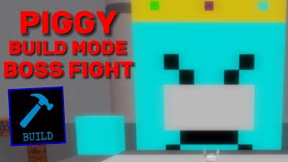 So I made a BOSS FIGHT in Piggy Build Mode...
