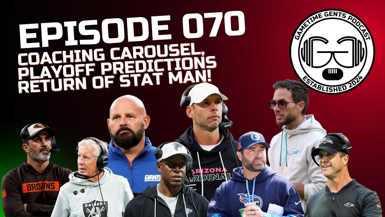 Episode 070 - Coaching Carousel, Playoff Predictions and Stat Man!