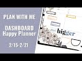 PLAN WITH ME | DASHBOARD LAYOUT