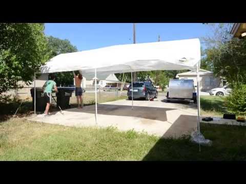 Tent Build Timelapse