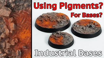 Basing with Pigments and Powders | Industrial World Bases