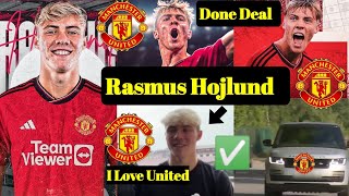 Done Deal✅ Rasmus Hojlund Is R£D🛑 BREAKING NEWS🔥 Manchester United To Send In First Bid Worth €70M screenshot 4