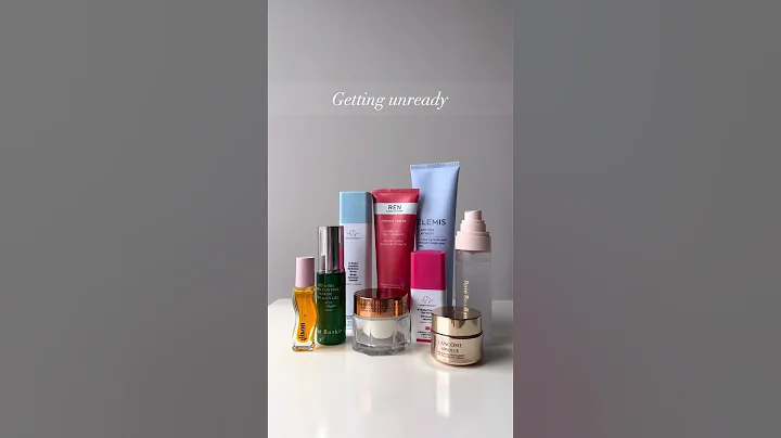 Getting ready vs getting unready.💗 #viral #makeup #skincare #skincareroutines #youtubeshorts